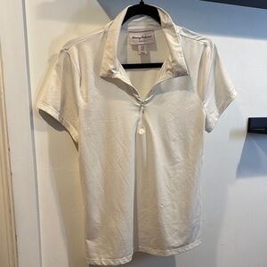 Tommy Bahama Cream Polo Short Sleeve Button Down